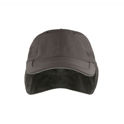 Бейсболка SNOW FLAP STOPPER-S, темно-серый-4
