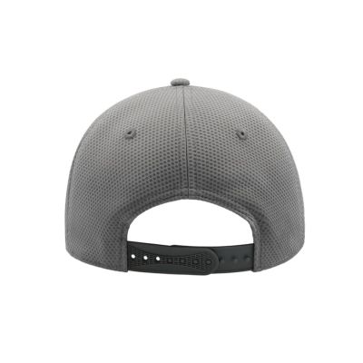 Бейсболка DYE FREE, 6 клиньев, пластиковая застежка, серый-3