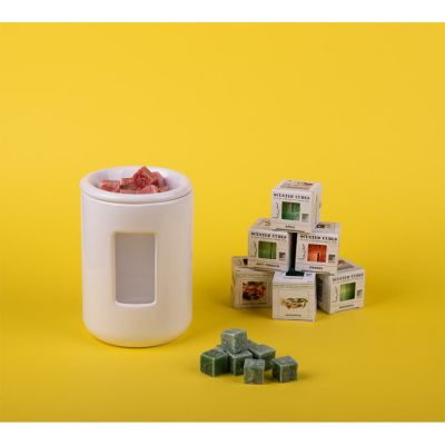 Аромалампа SCENT, белый, 12,5х8,5см, керамика=-2