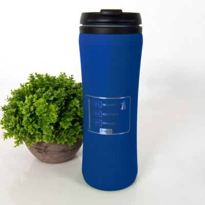 Термокружка FLOCK, желтый-3