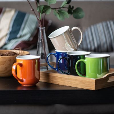 Кружка PERLA, черный, белый-7