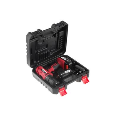 Шуруповерт аккумуляторный HIPER HCD12В, 12В, в кейсе, Li-ion батарея 2,0 Ач (2 шт), 30Нм, красный-3