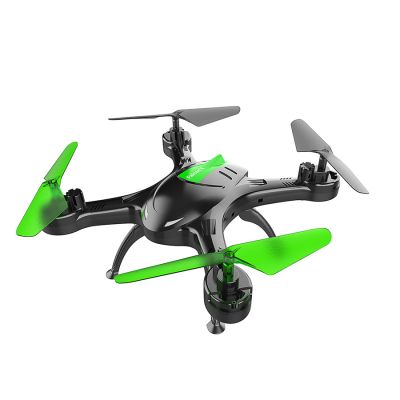 Квадрокоптер радиоуправляемый HIPER FALCON X, черный с зеленым-0