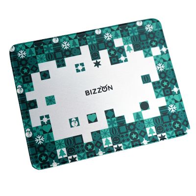 Коврик для мыши GLIDE S, 26*21*0,3см, прошитый край, белый-4