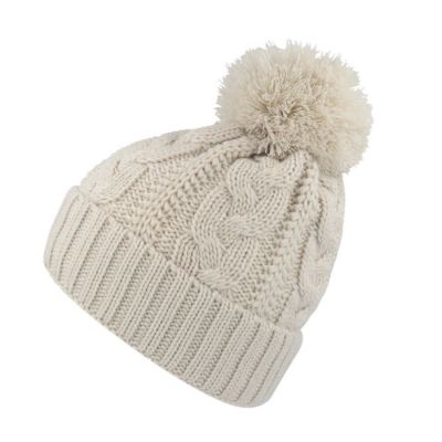 Шапка VOGUE,  белый, верх: 100% акрил, подкладка: 100% полиэстер-8