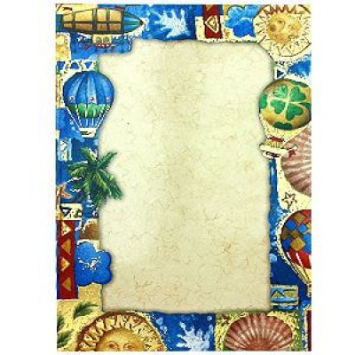 Открытка поздравительная 'Вокруг света', синий-0