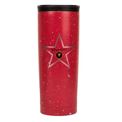 Термокружка вакуумная  SPACE, 450 мл, ярко-красный-6