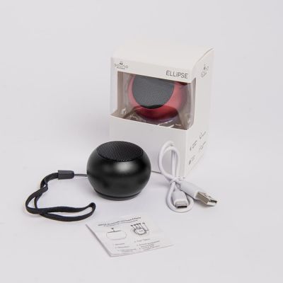 Портативная mini Bluetooth-колонка Sound Burger 'Ellipse' черная, черный-4