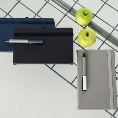 Бизнес-блокнот GLORI, A5, красный, твердая обложка, в линейку-6