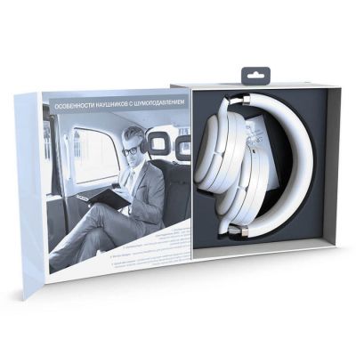Наушники головные беспроводные Hiper SILENCE HX3, белые, белый-3