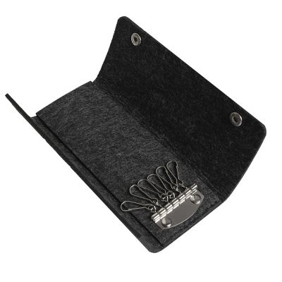 Ключница FELTY, RPET фетр, темно-серый-4