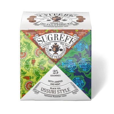 Чай чёрный СУГРЕВЪ «По‑уссурийски», белый, бирюзовый-3