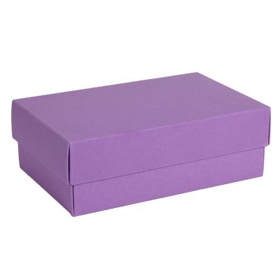 Коробка картонная, 'COLOR' 11,5*6*17 см; фиолетовый-0