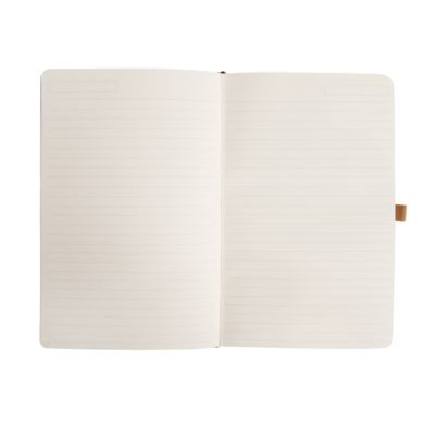 Бизнес-блокнот TERRI, A5, бежевый, твердая обложка, рециклированная бумага, в линейку-3