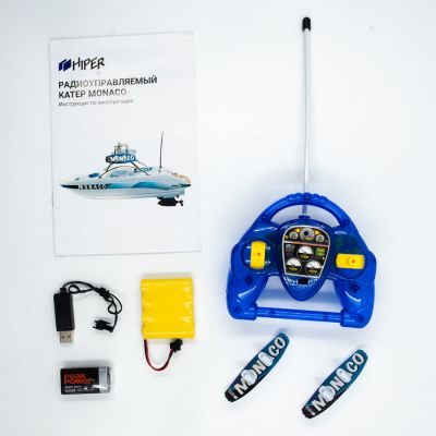 Катер радиоуправляемый HIPER MONACO, белый-2