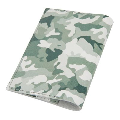 Обложка для паспорта MILITARY, серый, белый-2