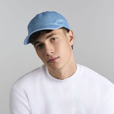 Бейсболка IRAYA, 5 клиньев, металлическая застежка, темно-синий-4