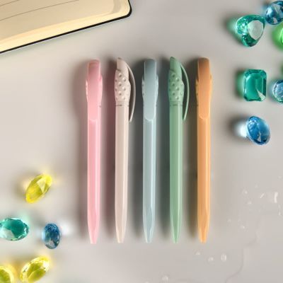 Ручка шариковая из антибактериального пластика GOLF SAFETOUCH, светло-желтый-5