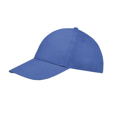 Бейсболка SUNNY, 5 клиньев, застежка на липучке, ярко-синий-0
