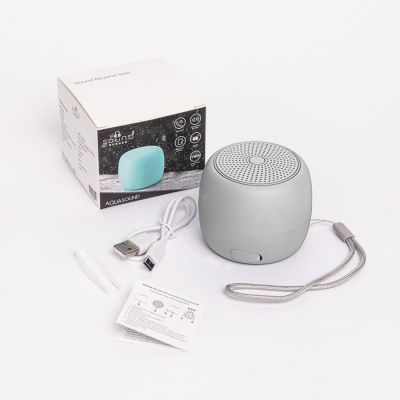 Портативная mini Bluetooth-колонка Sound Burger 'Aquasound' серый-6