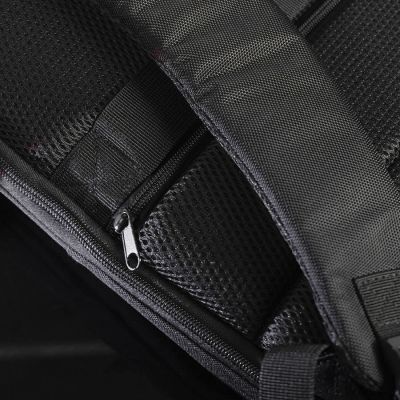 Расширяющийся  водостойкий рюкзак'Slim', чёрный, 45х30х6 см, ткань верха: 100% полиэстер 1680 D, черный-3