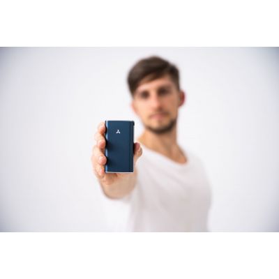 Внешний аккумулятор AMARANTH 10MDQ , 10000 мАч, металл, синий-2