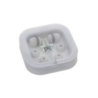 Наушники в футляре с 2-мя сменными накладками, белый