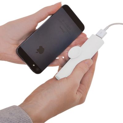 Универсальное зарядное устройство 'Support' (2200 мАh), белый-3