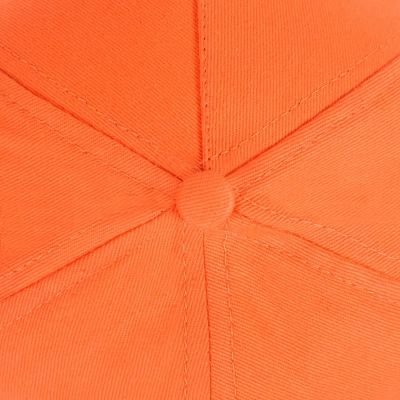 Бейсболка HIT, 5 клиньев, застежка на липучке, оранжевый-5