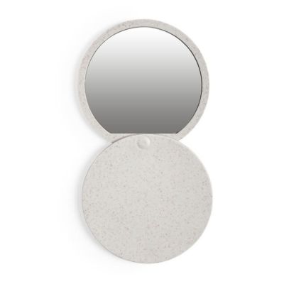 Складное зеркало GRADIOX, пластик с пшеничным волокном, белый, бежевый-4