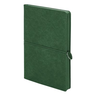 Ежедневник недатированный Fusion, А5, зеленый, кремовый блок в линейку-0