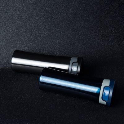 Термокружка дорожная  вакуумная DISCOVER, 450 мл, серый-4