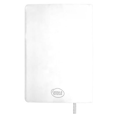 Ежедневник недатированный Pulpy, А5,  белый, кремовый блок в линейку, белый срез-2