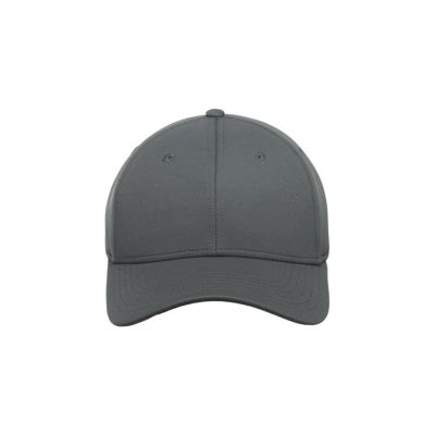 Бейсболка SKYE, 6 клиньев, застежка липучка, серый-3