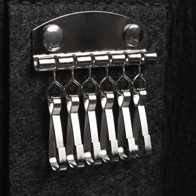 Ключница FELTY, RPET фетр, темно-серый-3