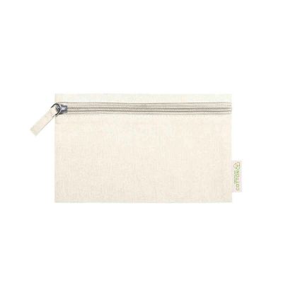 Косметичка HALGAR, рециклированный хлопок, бежевый-0