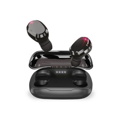 Наушники беспроводные с зарядным боксом HIPER TWS BURST, цвет черный-0