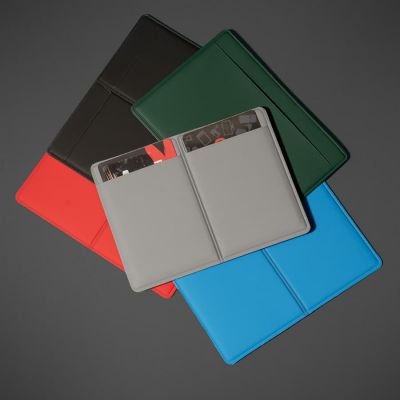 Чехол/картхолдер для автодокументов Simply, серый, 9.3 х 12.8 см, PU-4