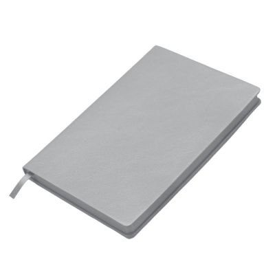 Бизнес-блокнот LADY, формат А5, серый, блок в клетку-3