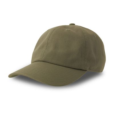Бейсболка DAD HAT-S, 6 клиньев, металлическая застежка, оливковый-0