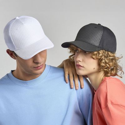 Бейсболка GEAR-S, 5 клиньев, застёжка на липучке, черный-3