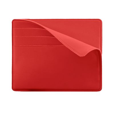 Чехол/картхолдер Simply для 6 карт с отделением для денег, красный, PU-1