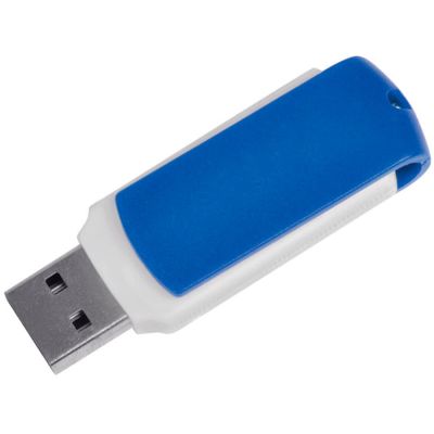 USB flash-карта 'Easy' (8Гб), белый, синий-1