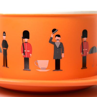 Чайная пара ICE CREAM, желтый, белый-7