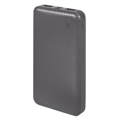 Универсальный аккумулятор Rib 10 (10000 мАч), серый, 13,5х6.8х1,5 см-0