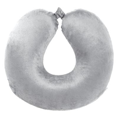 Подушка дорожная  'SOFT'; memory foam, микрофибра,серый-1