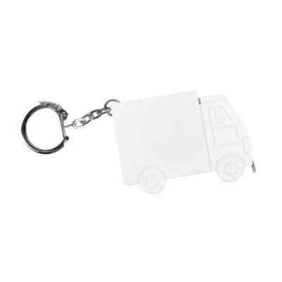 Брелок-рулетка 'Грузовик' (1 м), белый-2