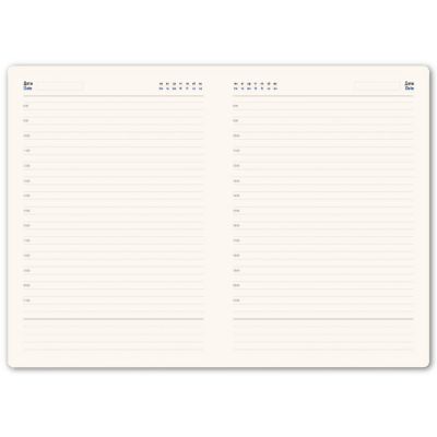 Ежедневник недатированный Fusion, А5, синий, кремовый блок в линейку-6