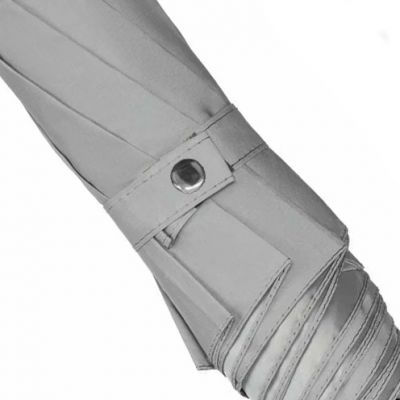 Зонт складной 'Reflect', полуавтомат, светоотражающий серый-5