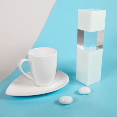 Чайная пара ЛЕПЕСТОК, 180мл, белый-1